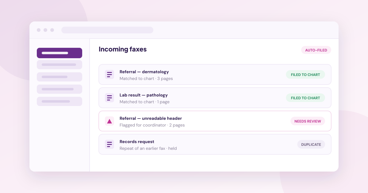 AI Fax Automation: How Practices Handle Documents, Duplicates and Downtime